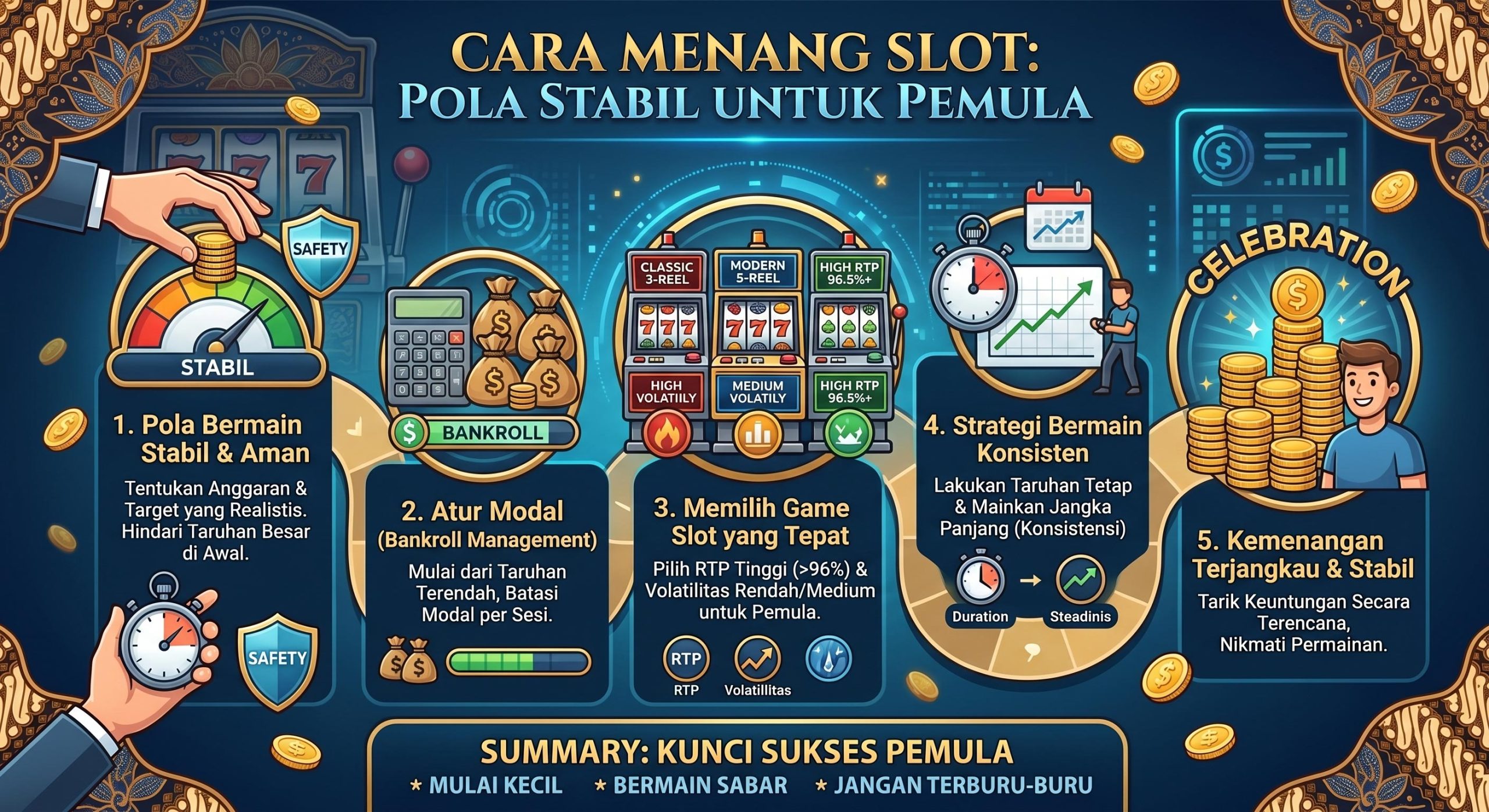 Cara Menang Slot Online dengan Pola Bermain yang Stabil
